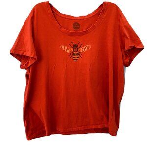 Life is Good Red Bee T-Shirt Women’s Size 3X Plus
